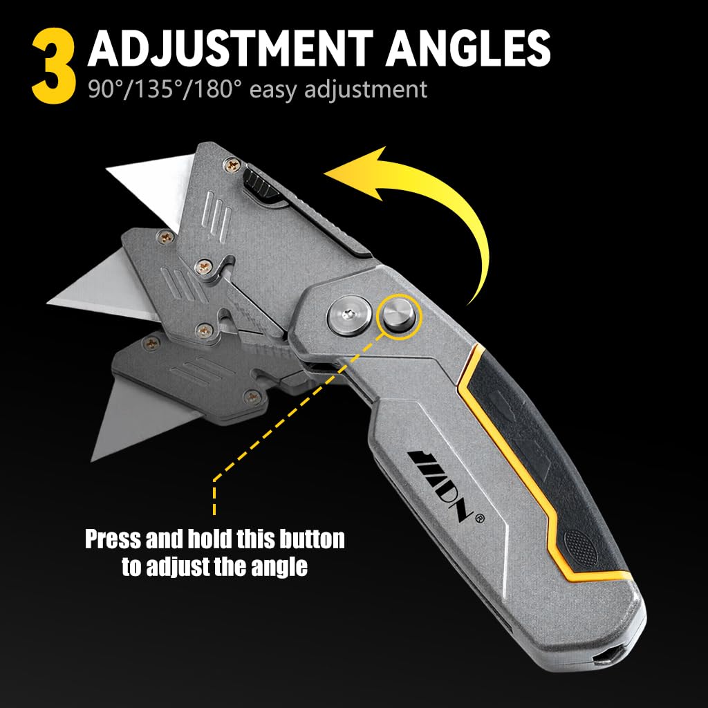 Serplex Utility Cutter for Crafting and Box Opening with 2 Spare Blades and Dual-Head Screwdriver