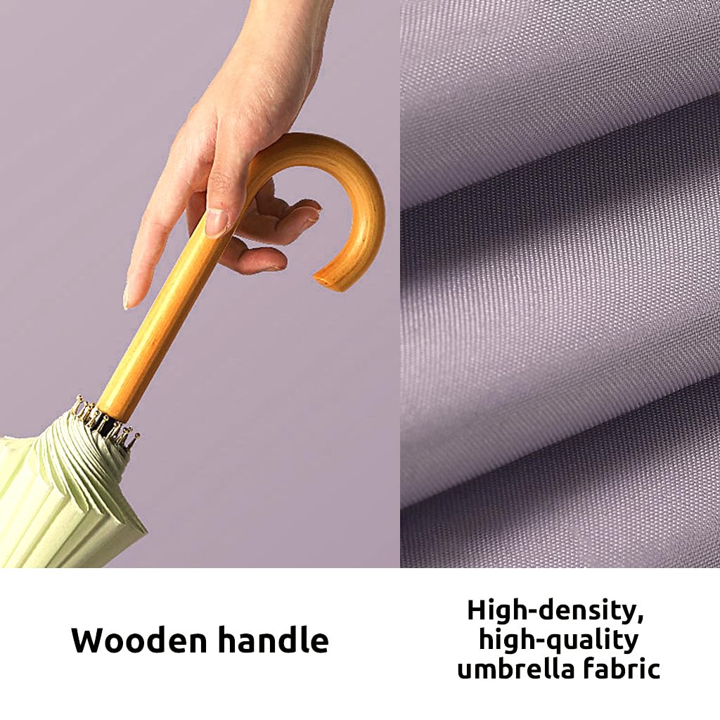 PALAY Umbrella for Women with 47 in Canopy and 16 Alloy Ribs featuring Auto Open | UPF50+ Sun Protection