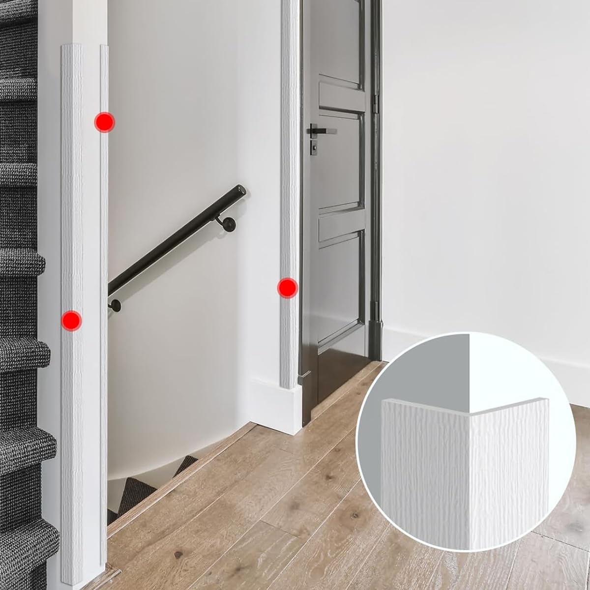 SNOWIE SOFT Wall Corner Protector for Baby Proofing with 3.94ft PVC Edge Guard | 2PCS
