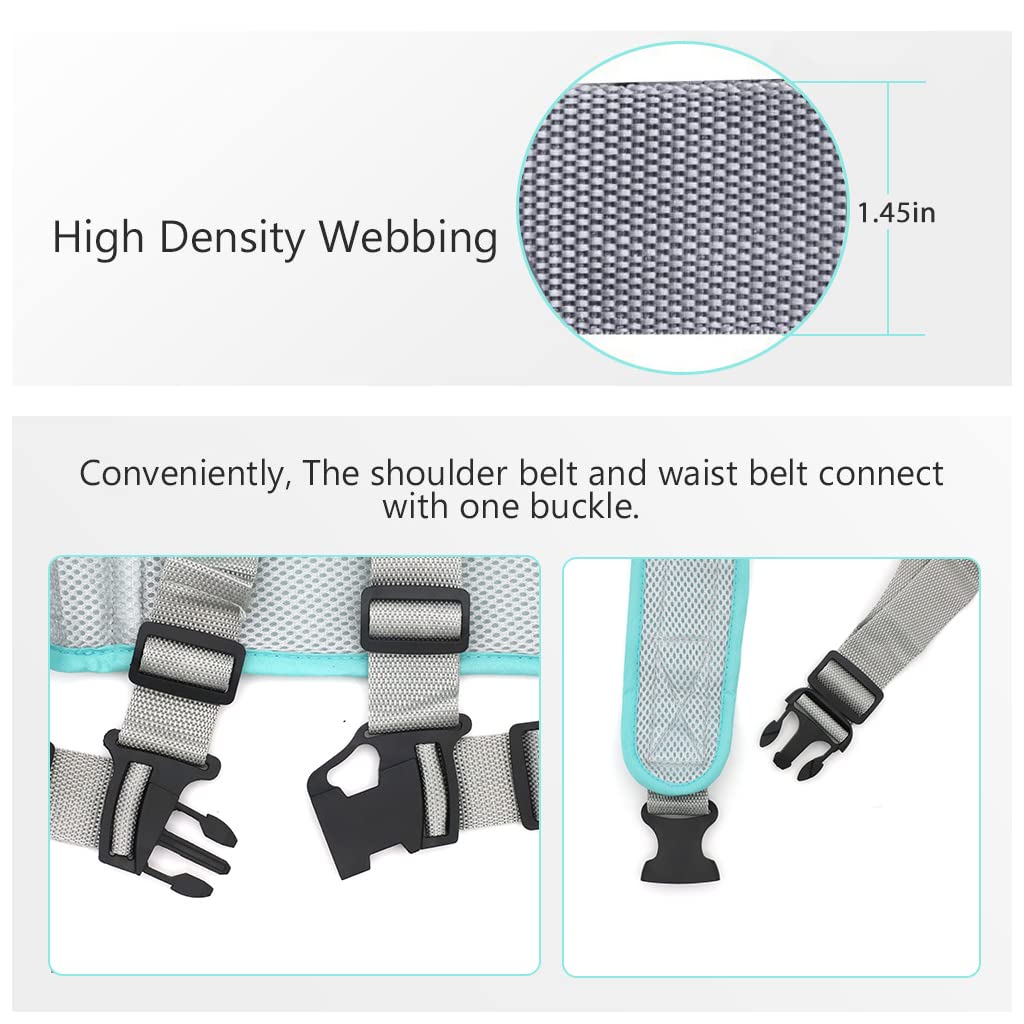 SNOWIE Soft Kids Safety Belt for Two Wheeler with 4 Straps Quick Release Buckle | 3 PCS Adjustable Polyester Harness for Children 2–12 Years