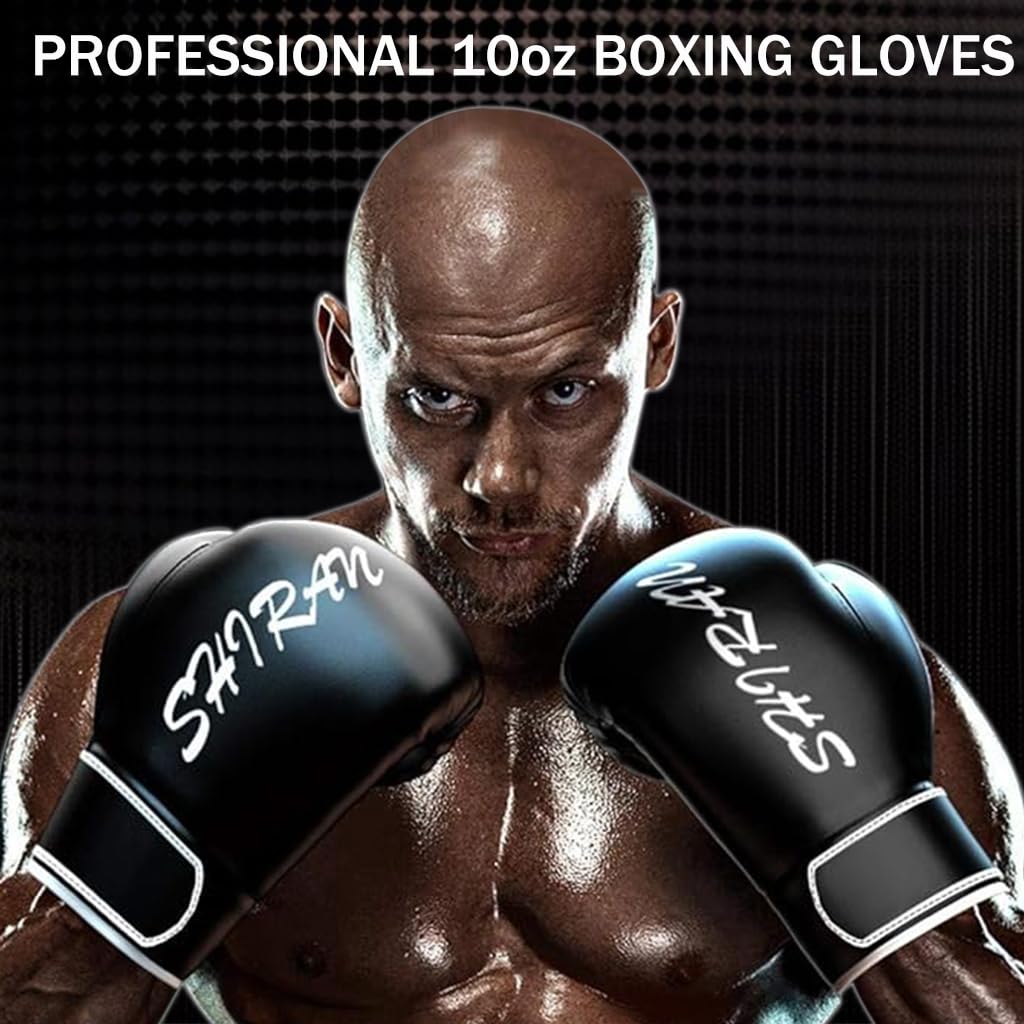 Proberos® Boxing Gloves, 10Oz Training Boxing Gloves for Adult, Boxing Gloves with Wristband, MMA Gloves for Boxing, Muay Thai, Shock-Absorbing, Long-Lasting Strength