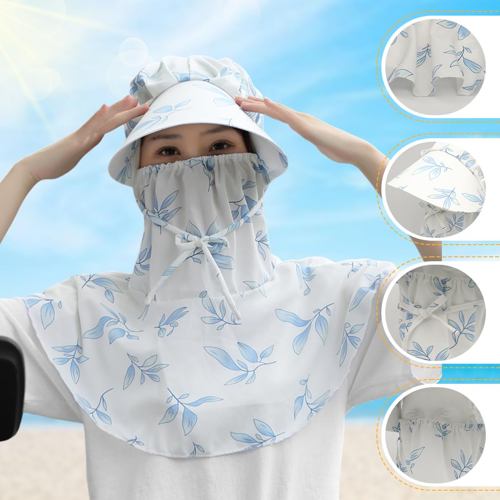 SANNIDHI Sun Hat for Women with UPF 50+ Wide Brim and One Piece Neck Wrap | Breathable Fabric