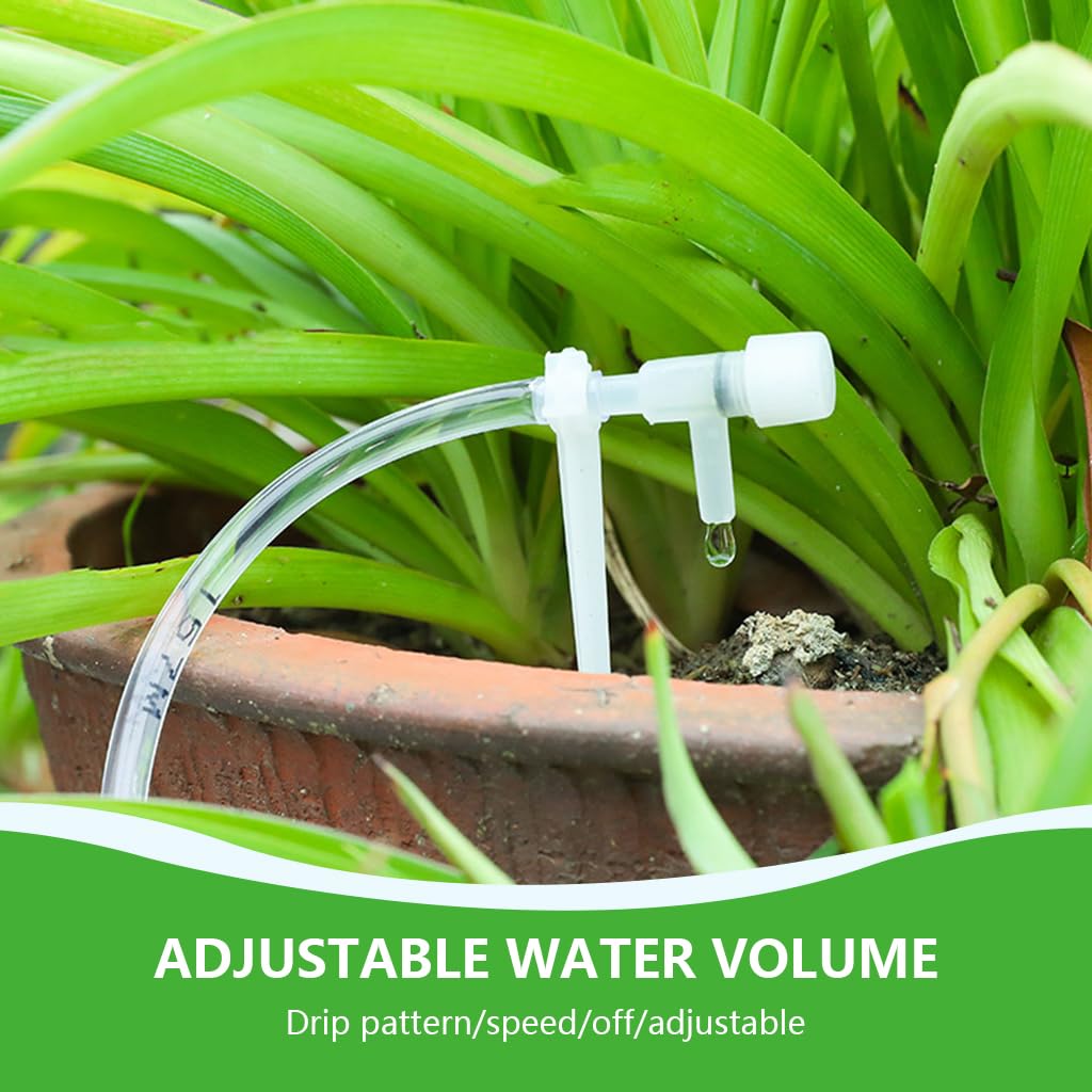 HASTHIP Slow Drip Irrigation Kit for Gardening with 5 Meter Water Pipe & Filter | DIY Setup