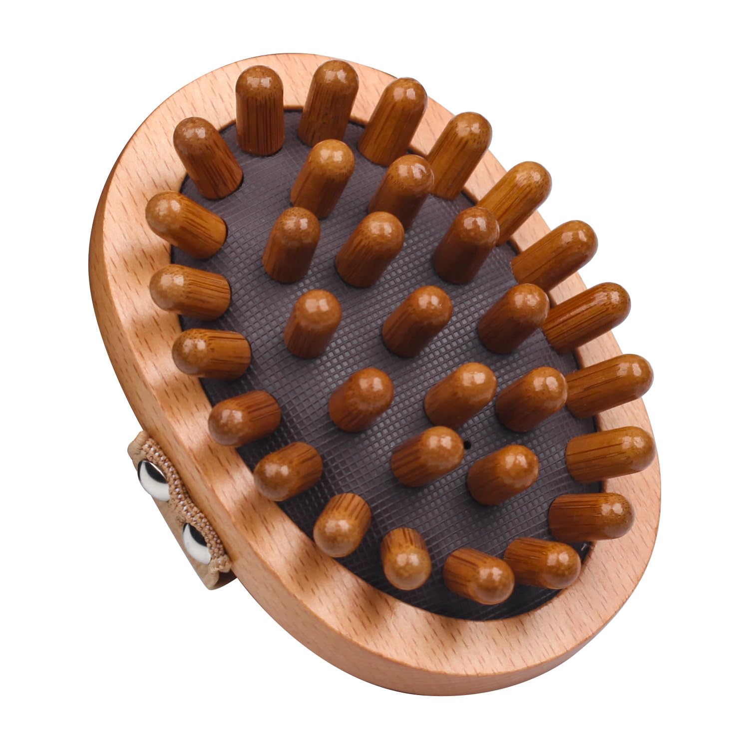 HANNEA® Wooden Massage Comb, Body Scalp Trigger Point Massage Tool, Meridians Massager