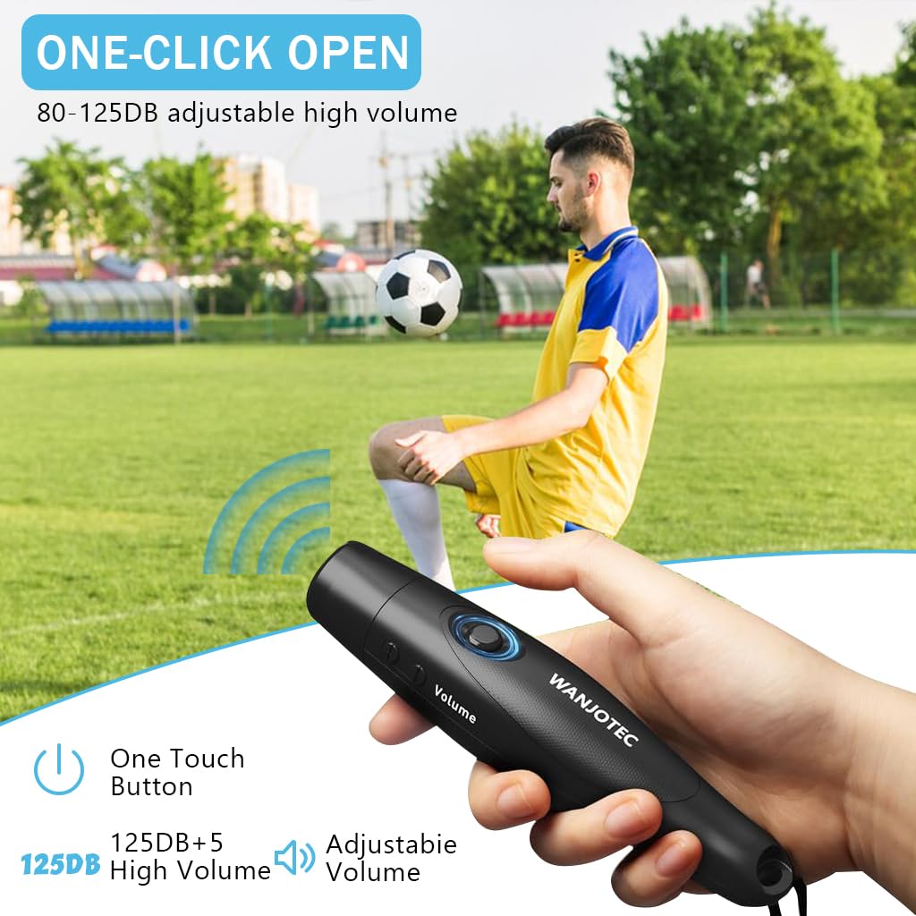 Proberos Electronic Whistle for Outdoor Training with 3 Tones and 3 Volume Levels | Battery Powered