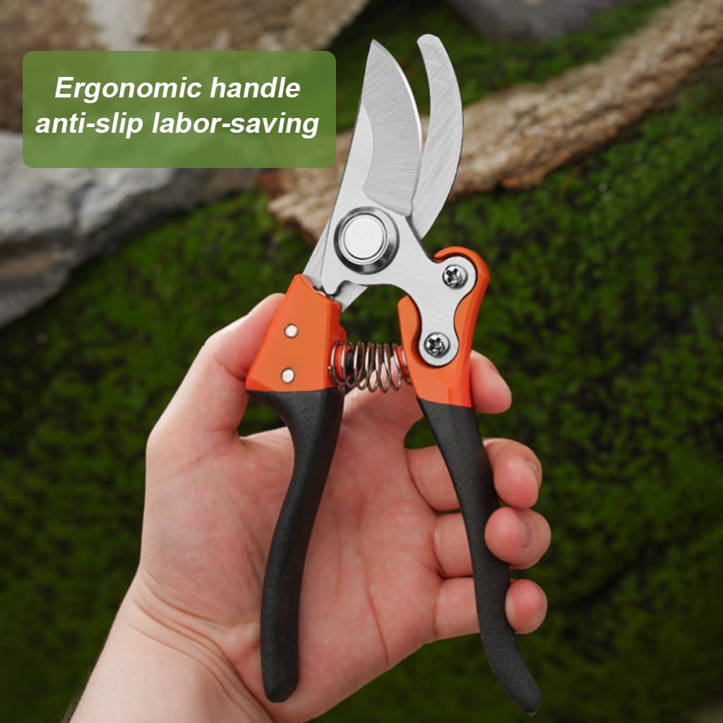 HASTHIP Gardening Scissor for Home Garden with Spring Loaded Mechanism and Ergonomic Handle