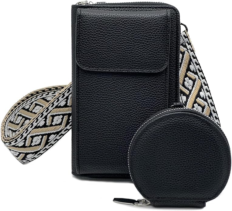 PALAY Sling Bag Coin Bag Combo for Women with Geometric Strap and PU Material | Versatile Crossbody Purse