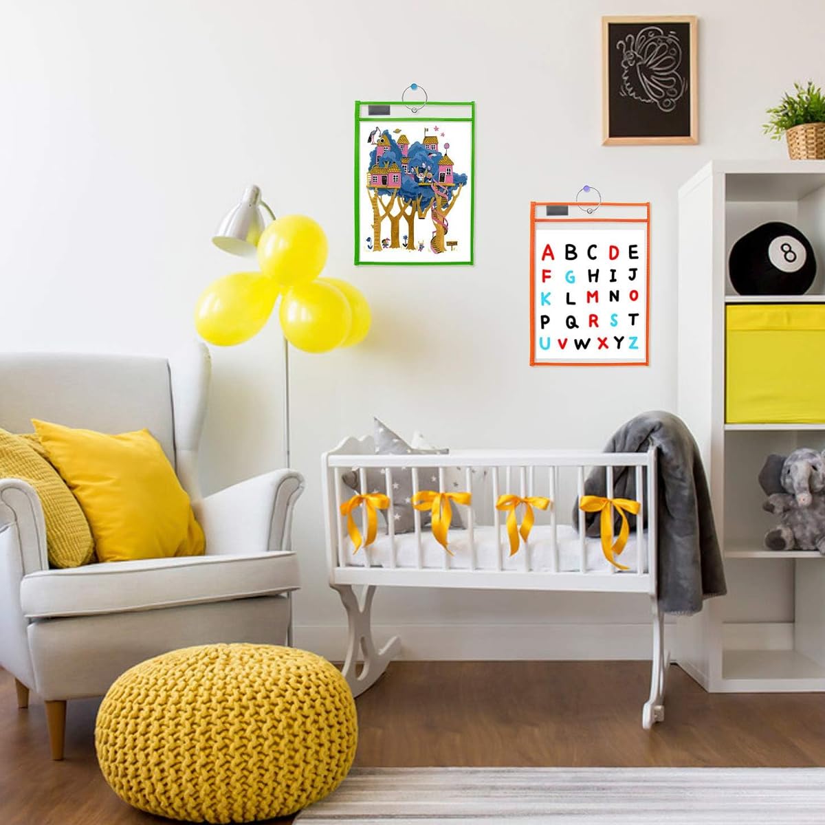 Climberty Dry Erase Pocket Sleeves for Documents with 6 Color Pens 10 x 14 in PET | Reusable