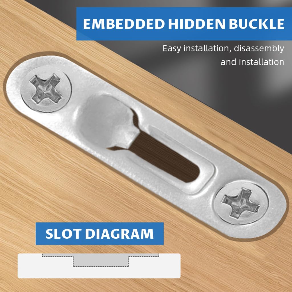 Serplex Door Pivot Hinge for Wooden and Metal Doors with 360° Rotating Pin | Pack of 6 Stainless Steel