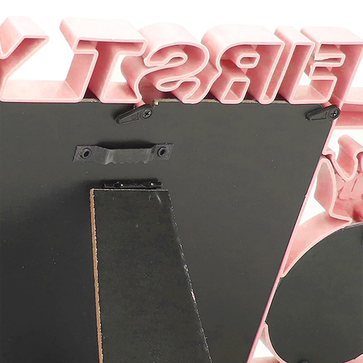 SNOWIE SOFT Photo Frame for Baby First Year Milestones with 12 Slots 42×21.5×2.8 cm | Pink Nursery Keepsake