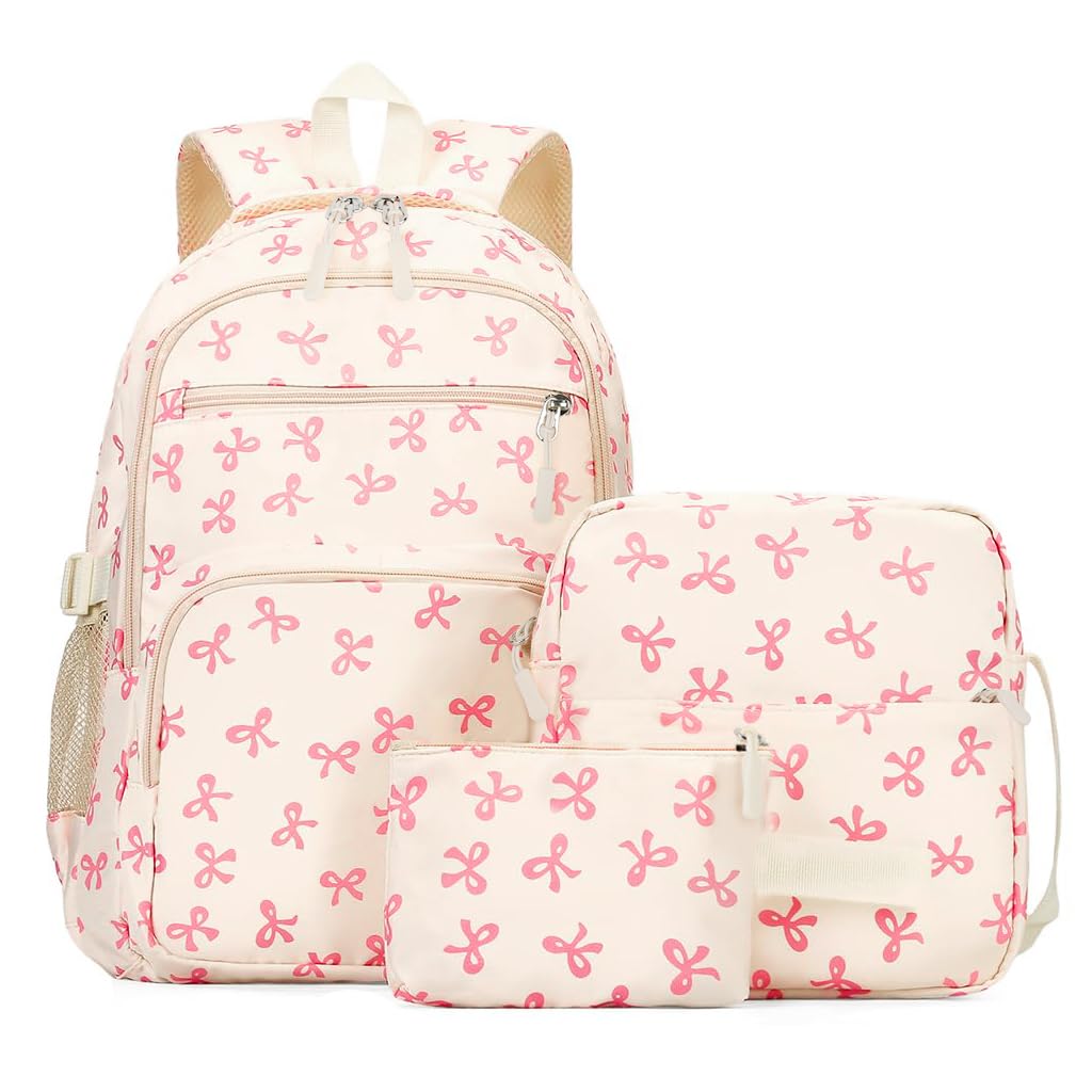 PALAY School Backpack Set for Girls with 3 Bags featuring Wear‑Resistant Fabric | Cute Kawaii Design for School and Travel
