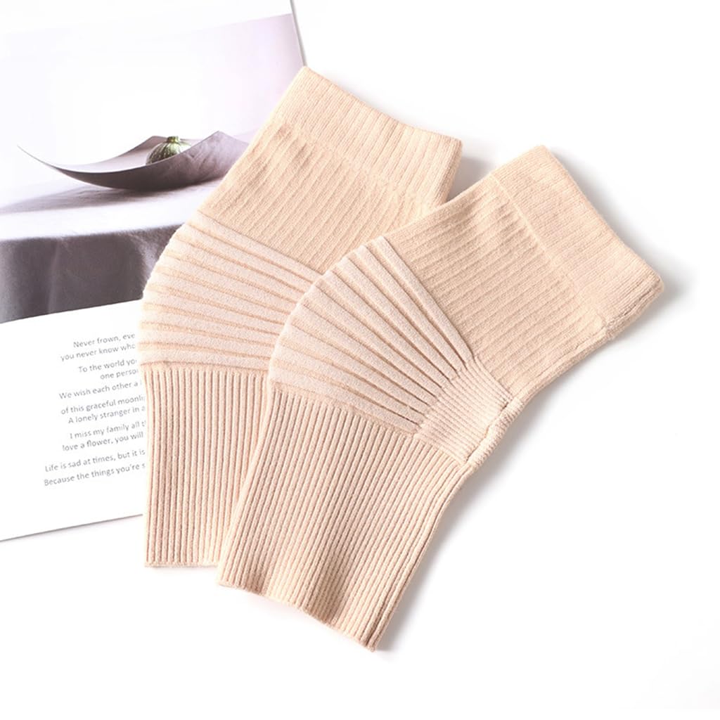 HANNEA Knee Compression Sleeves for Running and Arthritis Relief featuring 3D Knit Cotton Fabric