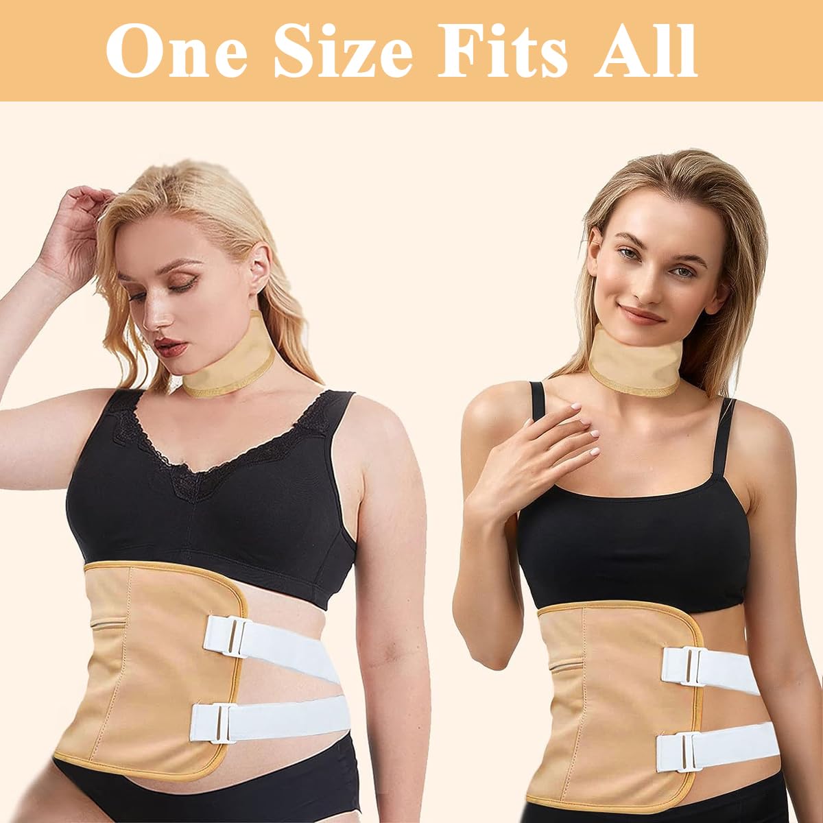 HANNEA Castor Oil Pack Wrap Kit for Liver Detox with Adjustable Elastic Straps | 12PCS Organic Cotton Reusable Pads