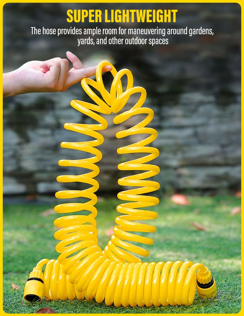 HASTHIP Garden Hose Pipe for Home and Car Washing with 15m Expandable EVA Hose & 3 Mode Sprayer Gun