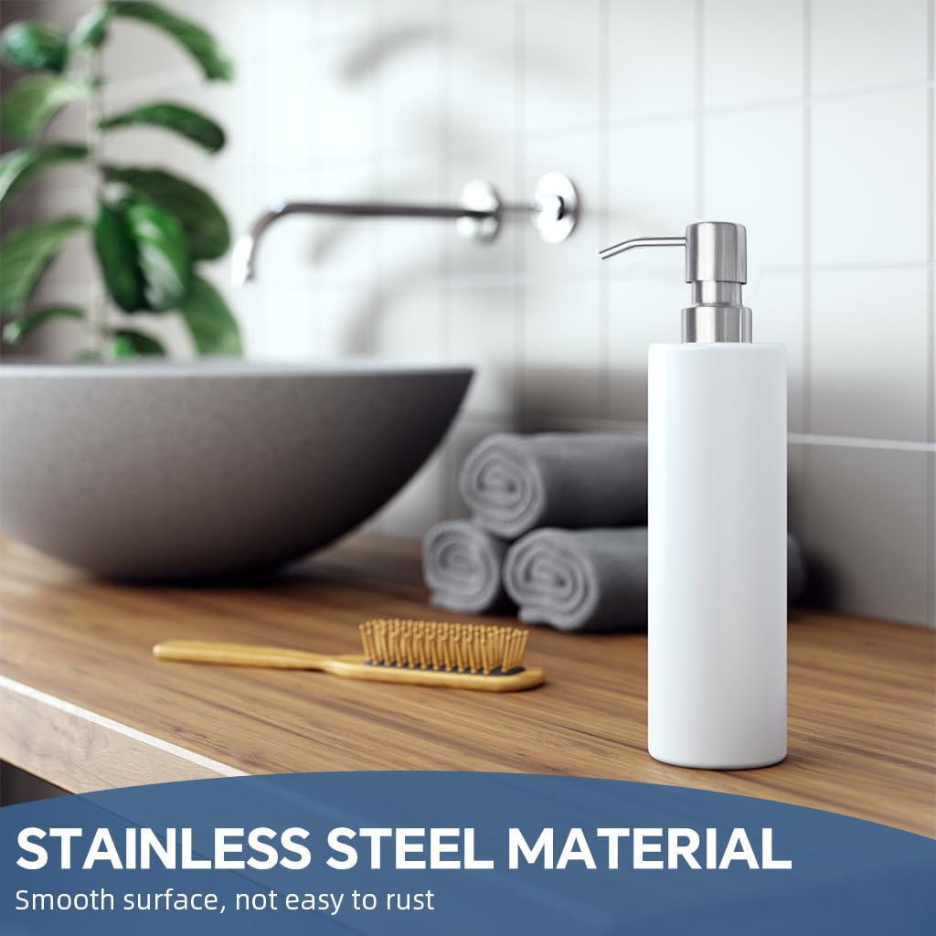 HASTHIP Soap Dispenser Pump for Bathroom & Kitchen with 304 Rustproof Design | 2 Pack Reusable