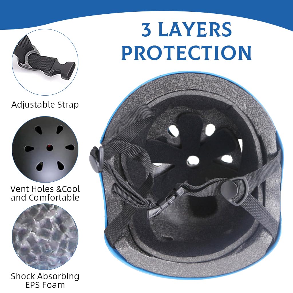 Proberos Kids Cartoon Helmet for Skating and Cycling 50-54cm with ABS Hard Shell | Ages 4-12