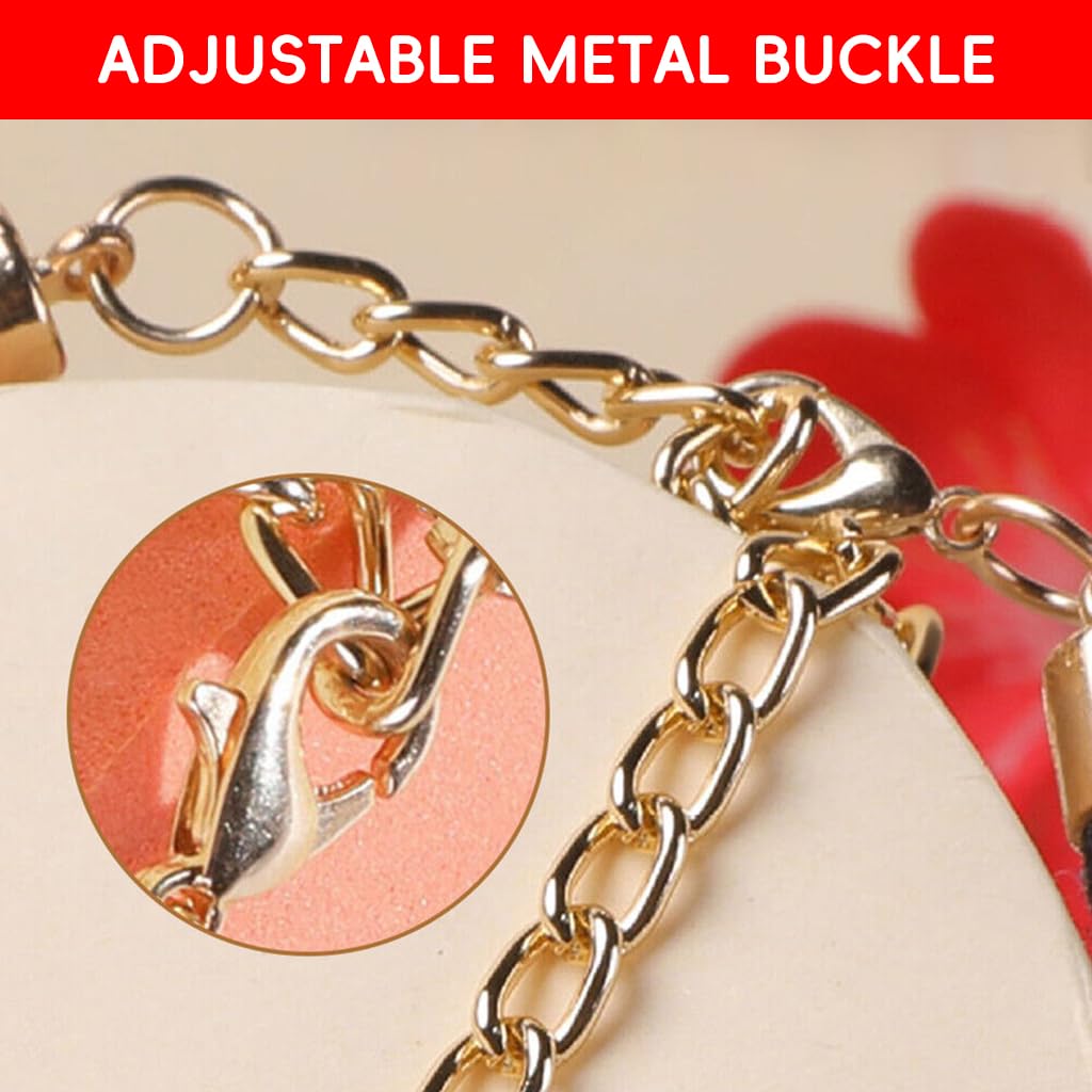 Qpets Cat Collar for Flea Prevention with 38–46 cm Adjustable Fit and Camphor Wood Balls | Red Bell Design