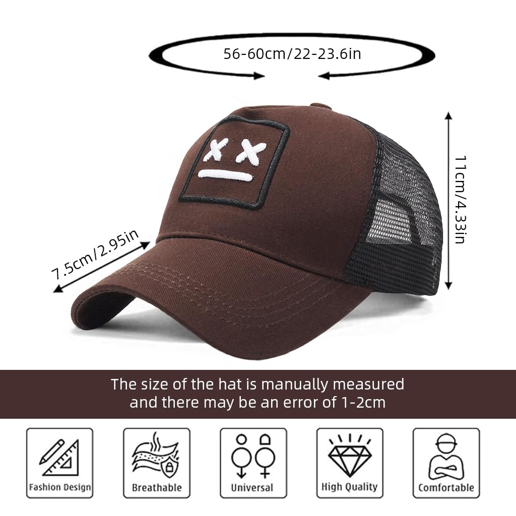 Gustave Men’s Sun Cap for Outdoor Sports with Mesh Ventilation and Adjustable Snapback Fit