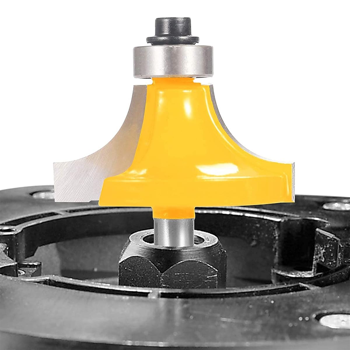 Serplex Roundover Router Bit Set for Wood with 6mm Shank and Bearing Guide | 4pcs Radius 1/8 1/4 3/16 5/16