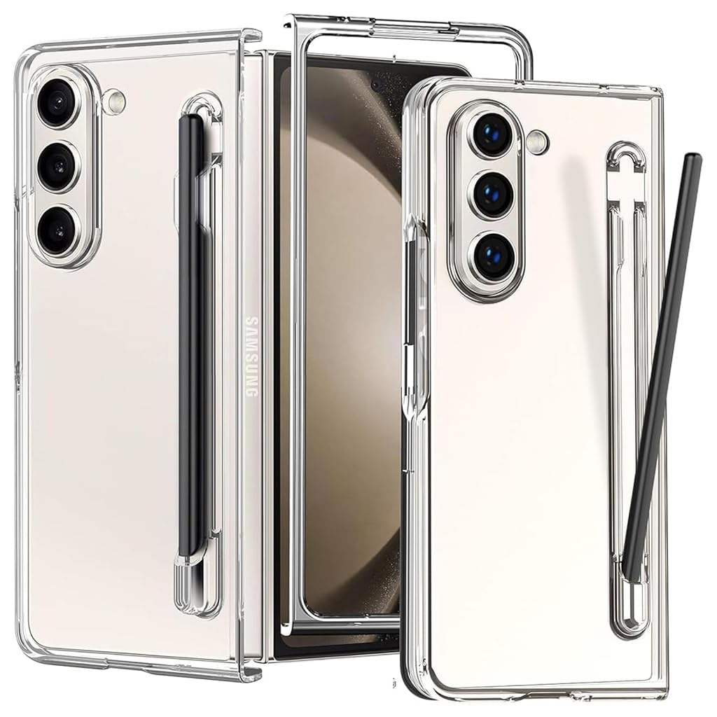 zitronix Z Fold 6 Case Clear with S Pen Holder,
