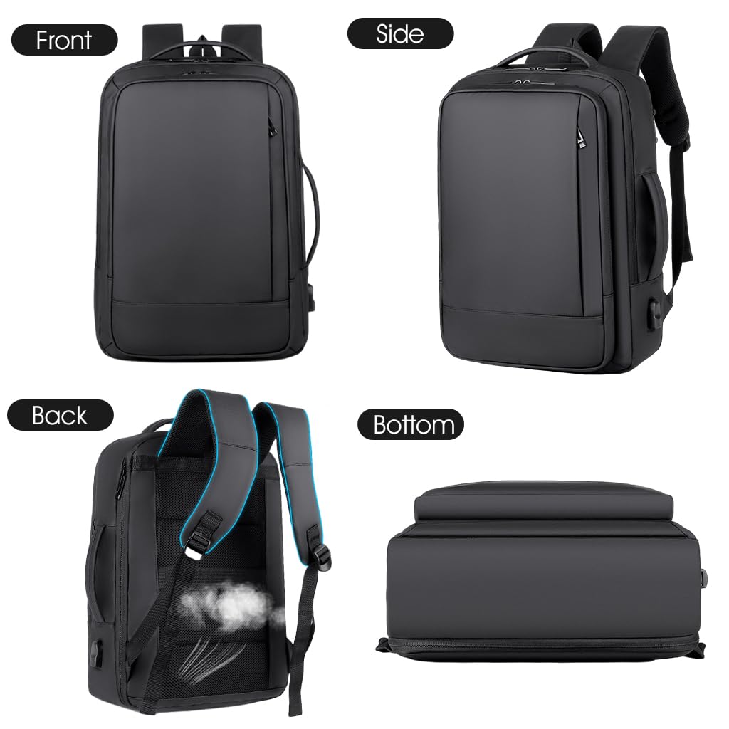 GUSTAVE Laptop Backpack for Travel and Office with 20–35L Expandable Design | Oxford Cloth