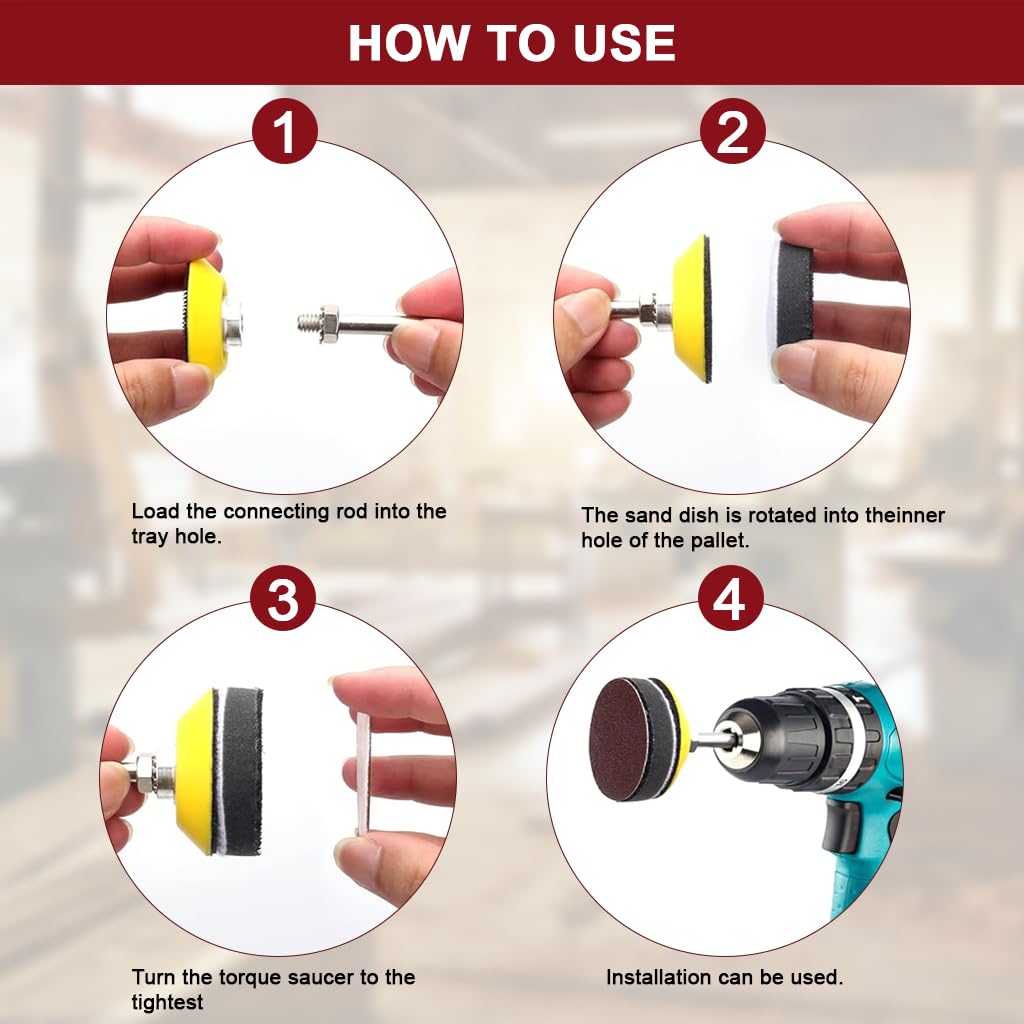 Serplex Sanding Discs Pad Kit for Drill and Rotary Sander featuring 248 pcs and 60–3000 grit | ideal for wood metal and automotive polishing