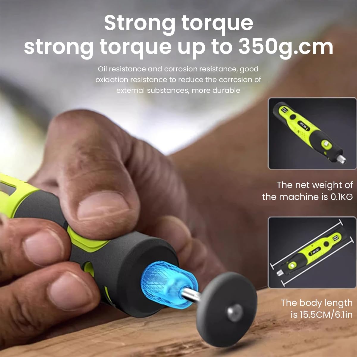 Serplex Wireless Engraving Pen Kit for Jewelry and Metal with 100 Bits and 5-Speed Control