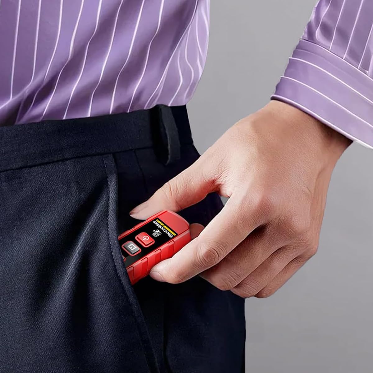 Serplex Wood Moisture Meter for Timber and Building Materials with Dual Metal Probes 0–58% Range