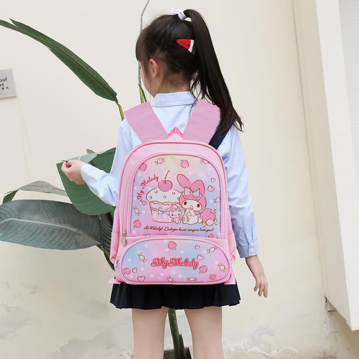 Venzina School Backpack for Girls with Large Capacity for School and Travel | Kids 3–6 Years