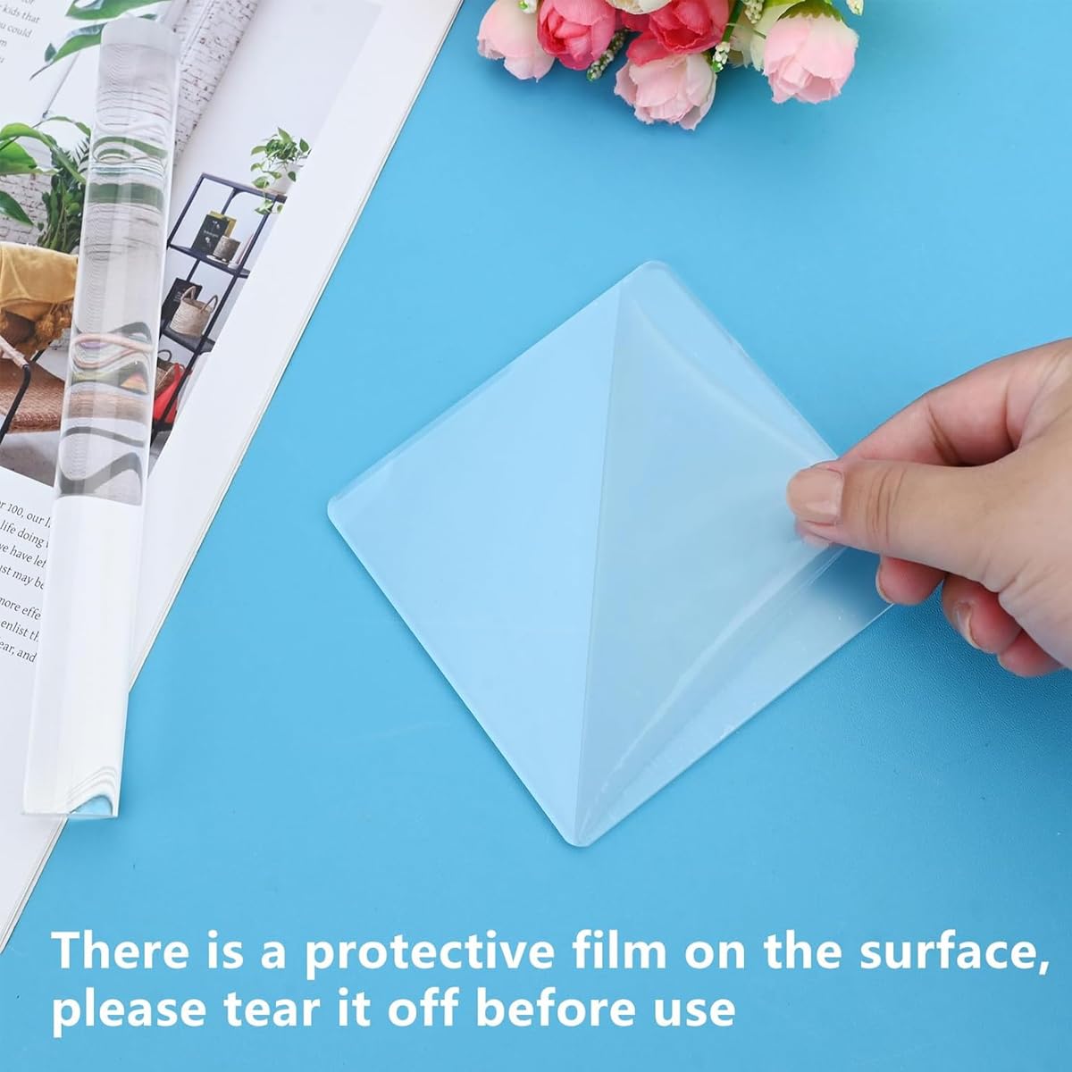 Serplex Polymer Clay Tools Set for DIY Crafting with 7.87 in Acrylic Roller featuring Transparent Boards & Precision Scrapers