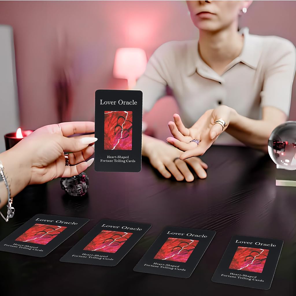 Zibuyu Tarot Cards Deck for Meditation and Intuitive Readings with Love-Inspired Art | 78 Card Divination Set
