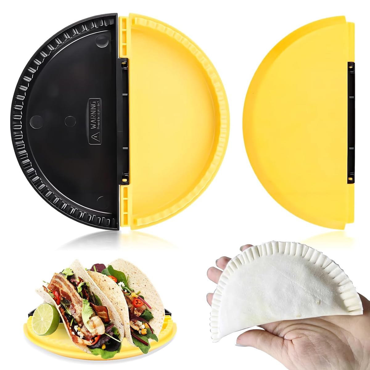 HASTHIP Tortilla Sealer for Burritos and Empanadas featuring Double Sided Press | Easy Cleanup