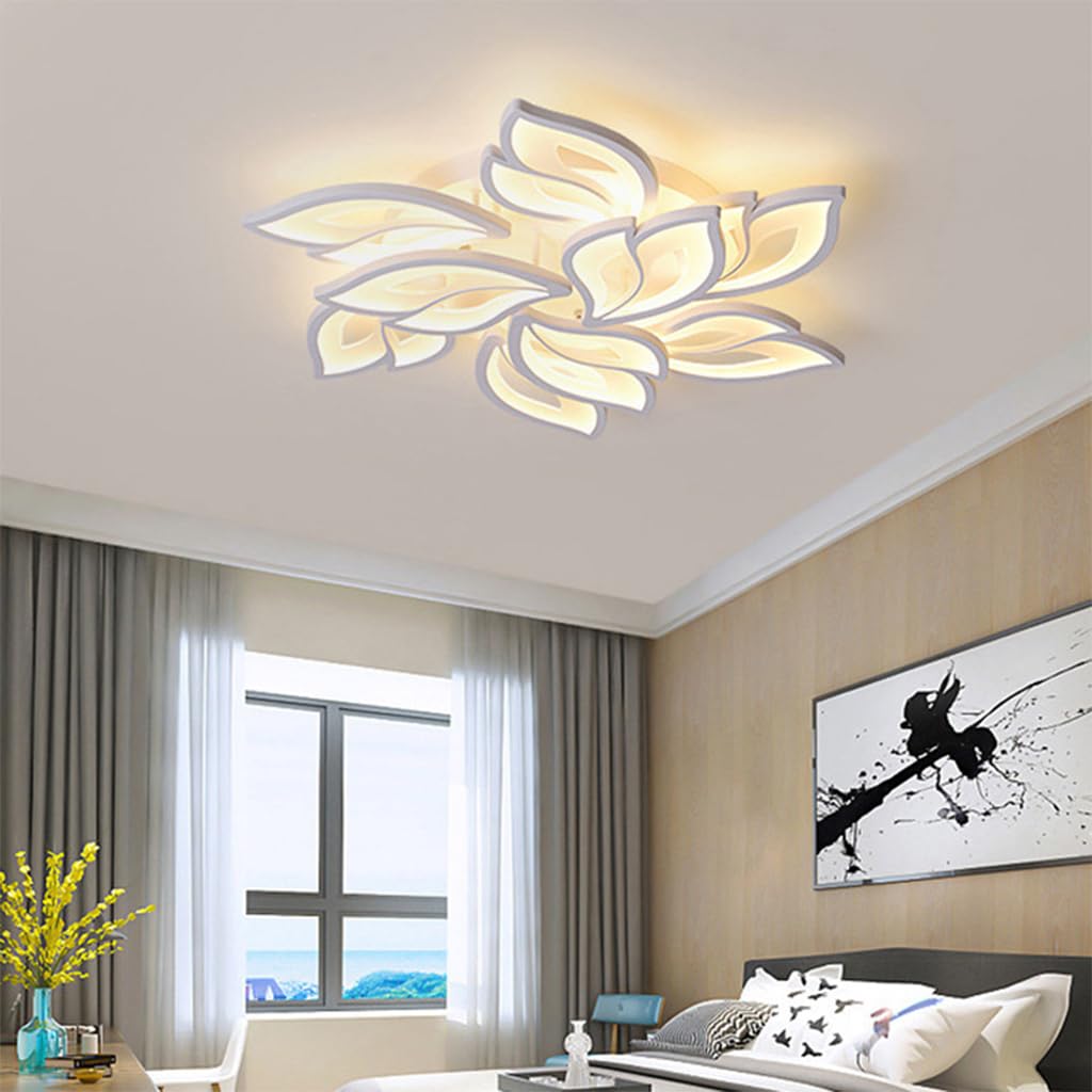 ELEPHANTBOAT Ceiling Light for Living Room featuring 28.3in Dimmable LED with Remote Control