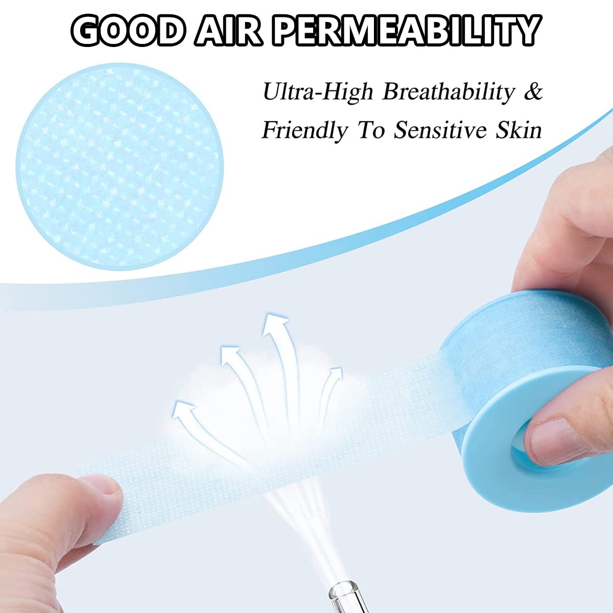 HANNEA Anti Snoring Tape for Mouth Breathing Correction with Cuttable 1 in x 11 ft Roll | Hypoallergenic Silicone Adhesive for Gentle Sleep