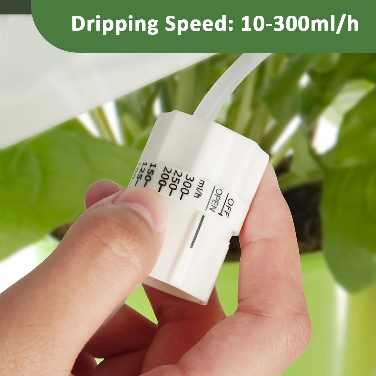 HASTHIP Drip Irrigation Kit for Home Garden Plants with Dual Dripper and 2L Water Bag