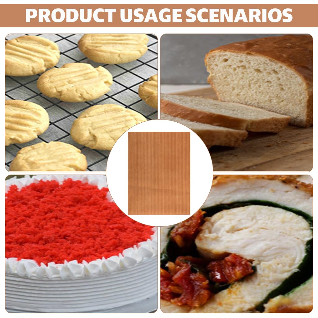 HASTHIP Baking Mat for Oven and Air Fryer with Non Stick PETE Coating 15.7x23.6 in | Reusable Sheet