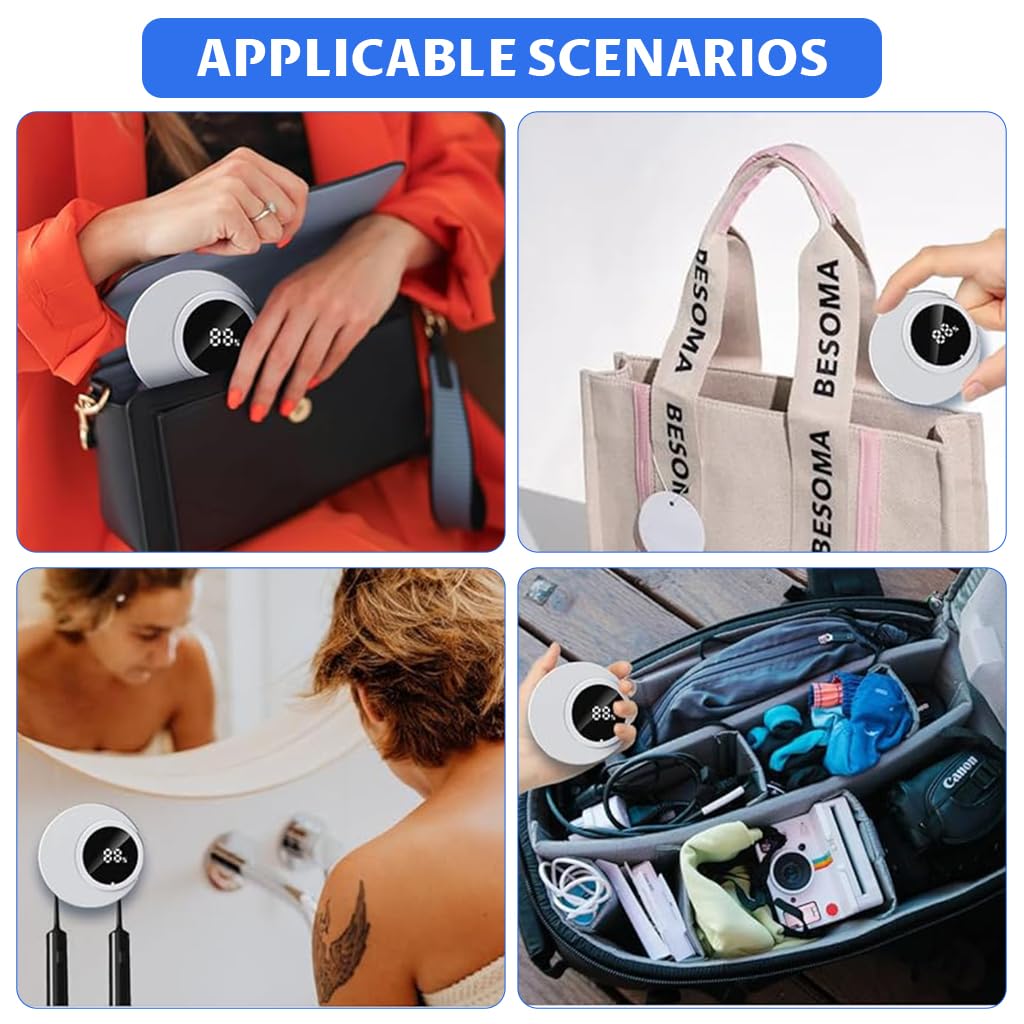 HASTHIP Toothbrush UV Sterilizer Holder with Dual Storage and LCD Display | Wall Mounted USB Rechargeable Organizer for Kids and Adults