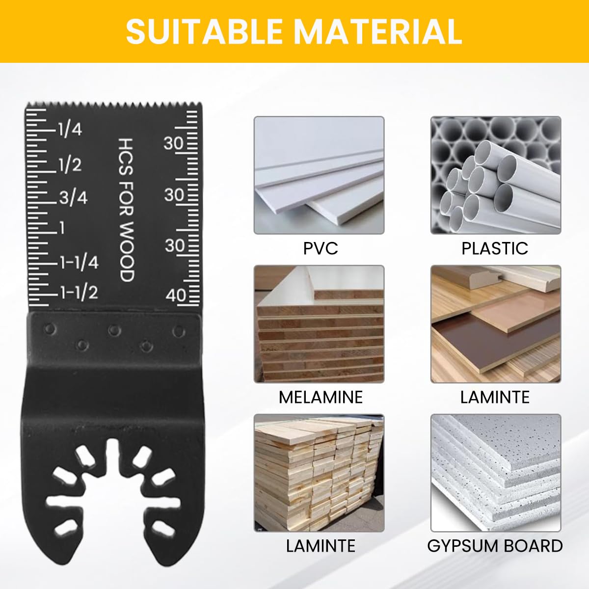 Serplex® 5Pcs Oscillating Tool Blades Set for Wood & PVC | Serplex ...