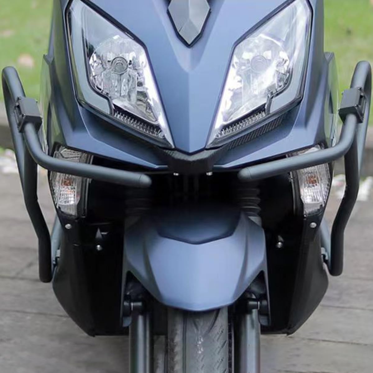 STHIRA Universal Bumper Guard for Bike with Shock Absorbing Nylon Frame Sliders | Fits 22mm 25mm 28mm Pipes