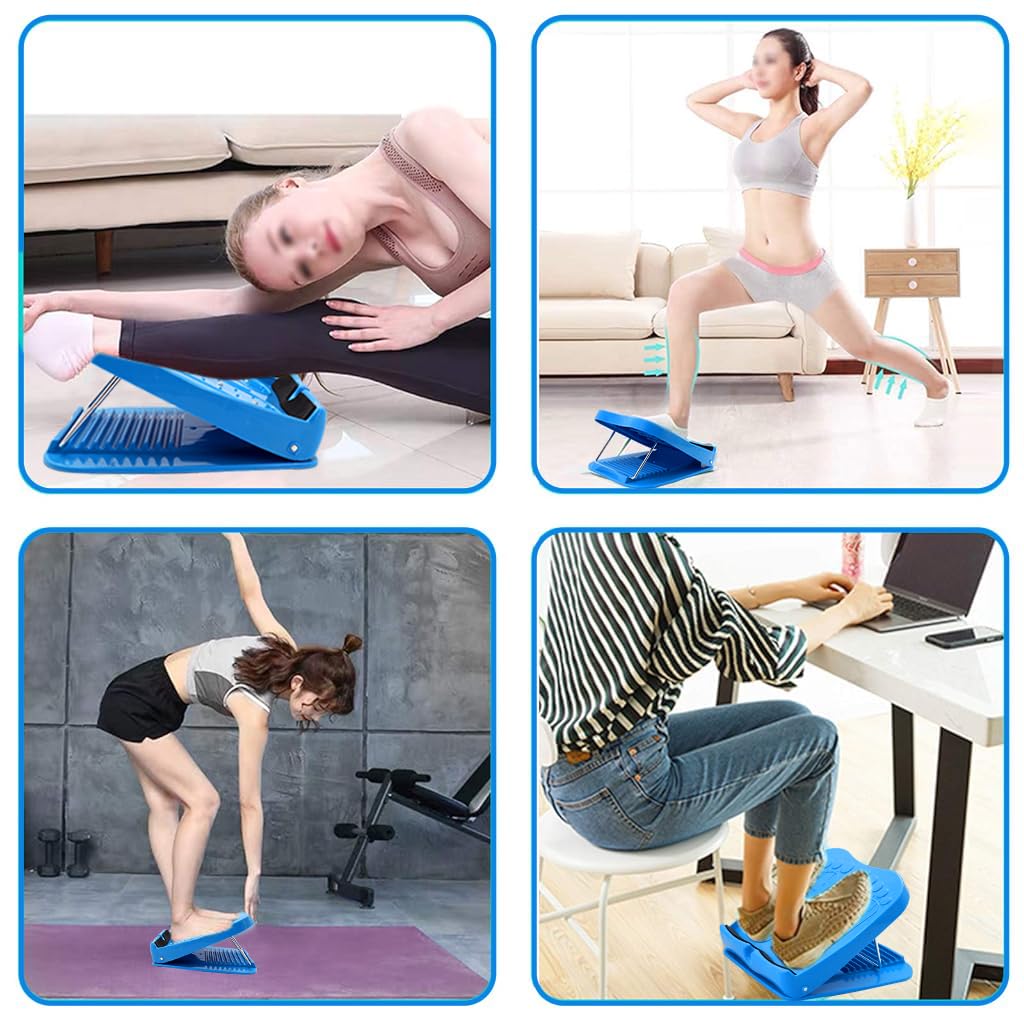 Proberos Calf Stretcher for Plantar Fasciitis Relief with 9 Adjustable Angles | ABS and Stainless Steel Design