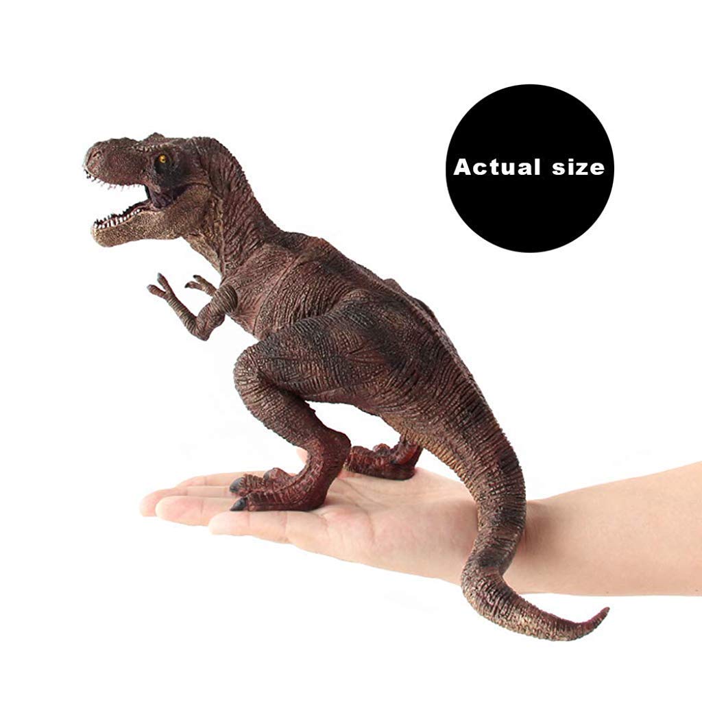 PATPAT Dinosaur Toys for Kids with Realistic Hand Painted Details 31 x 17 x 13 cm | Brown T Rex Figure