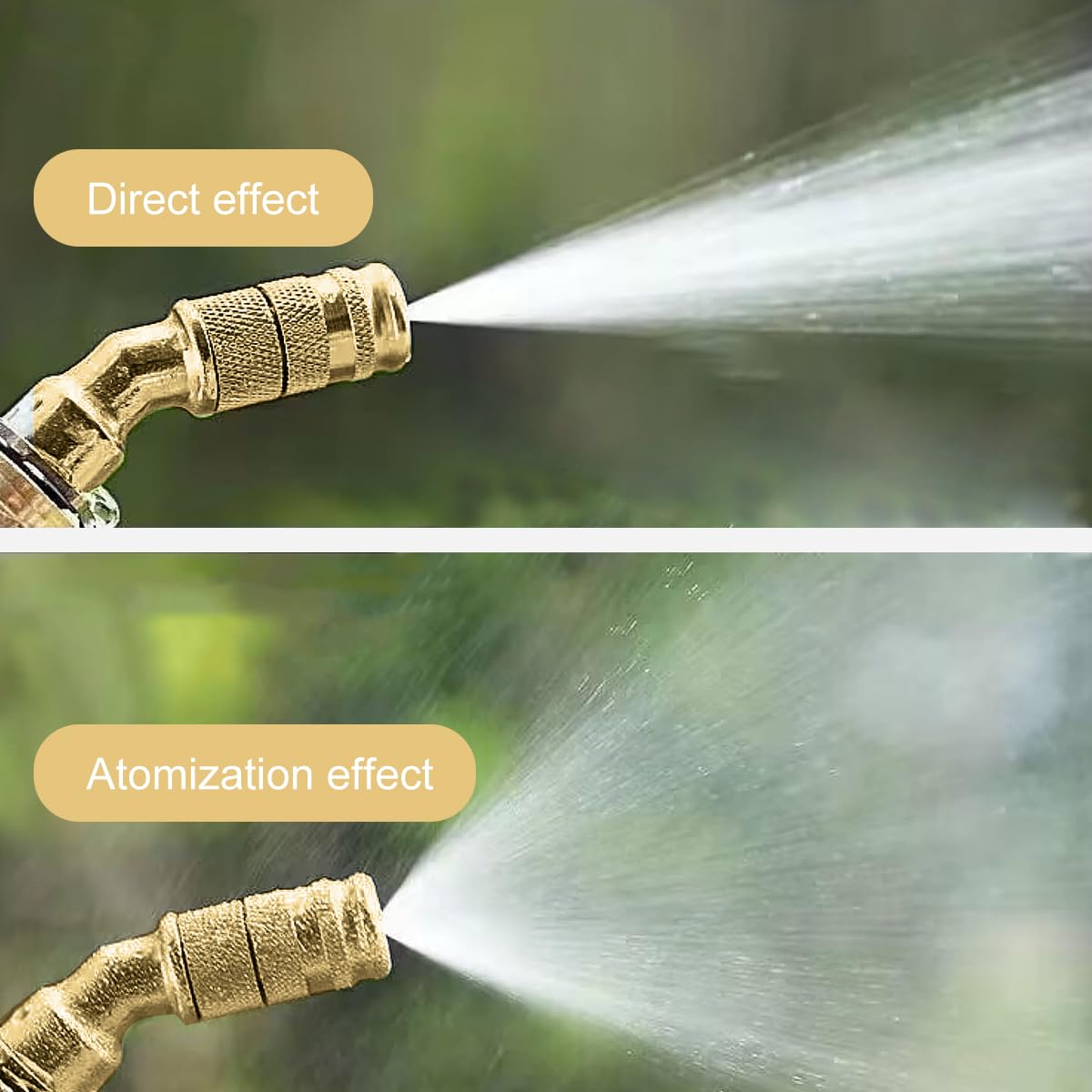 HASTHIP Brass Gardening Sprayer Nozzles 2Pcs for Electric Sprayers featuring Adjustable Misting | Fine Mist and High Pressure Watering for Garden and Lawn