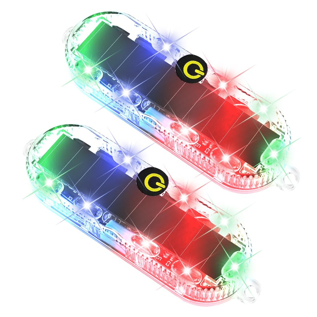 STHIRA Solar Power Simulated Dummy Alarm Security Light for Motorcycles with 4 Color LED and Waterproof PC Housing | Easy Self Adhesive Mount