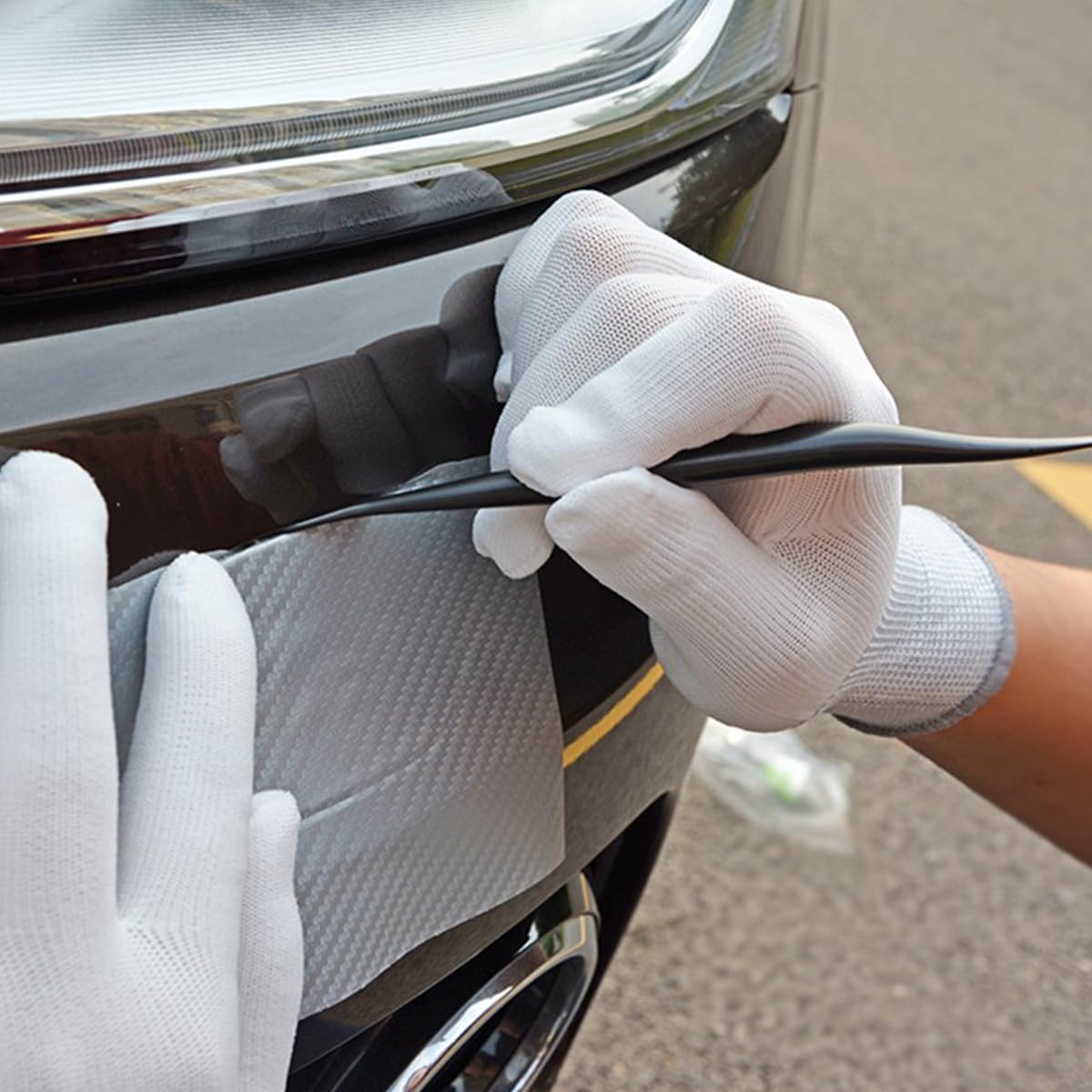 STHIRA Car Film Tucking Tools Kit for Vinyl Wrapping with Dual-End Design and 5pcs Set