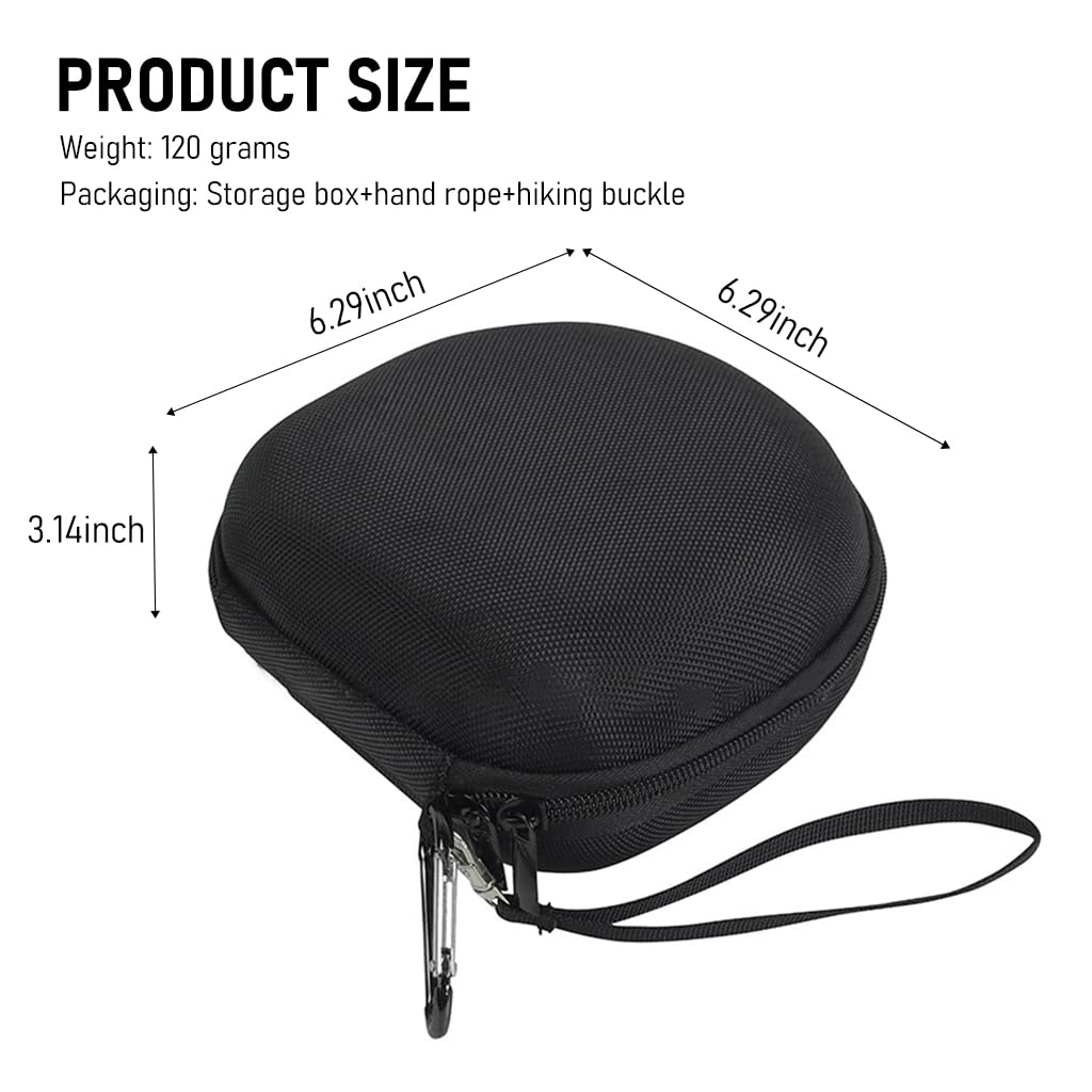 ZORBES® Storage Case for Marshall Major IV Headset Anti-Scratch Storage Bag for Marshall Major IV/III/II Headphone Carry Case for Marshall Major Series Marshall Major Headphone Accessories Bag,Black