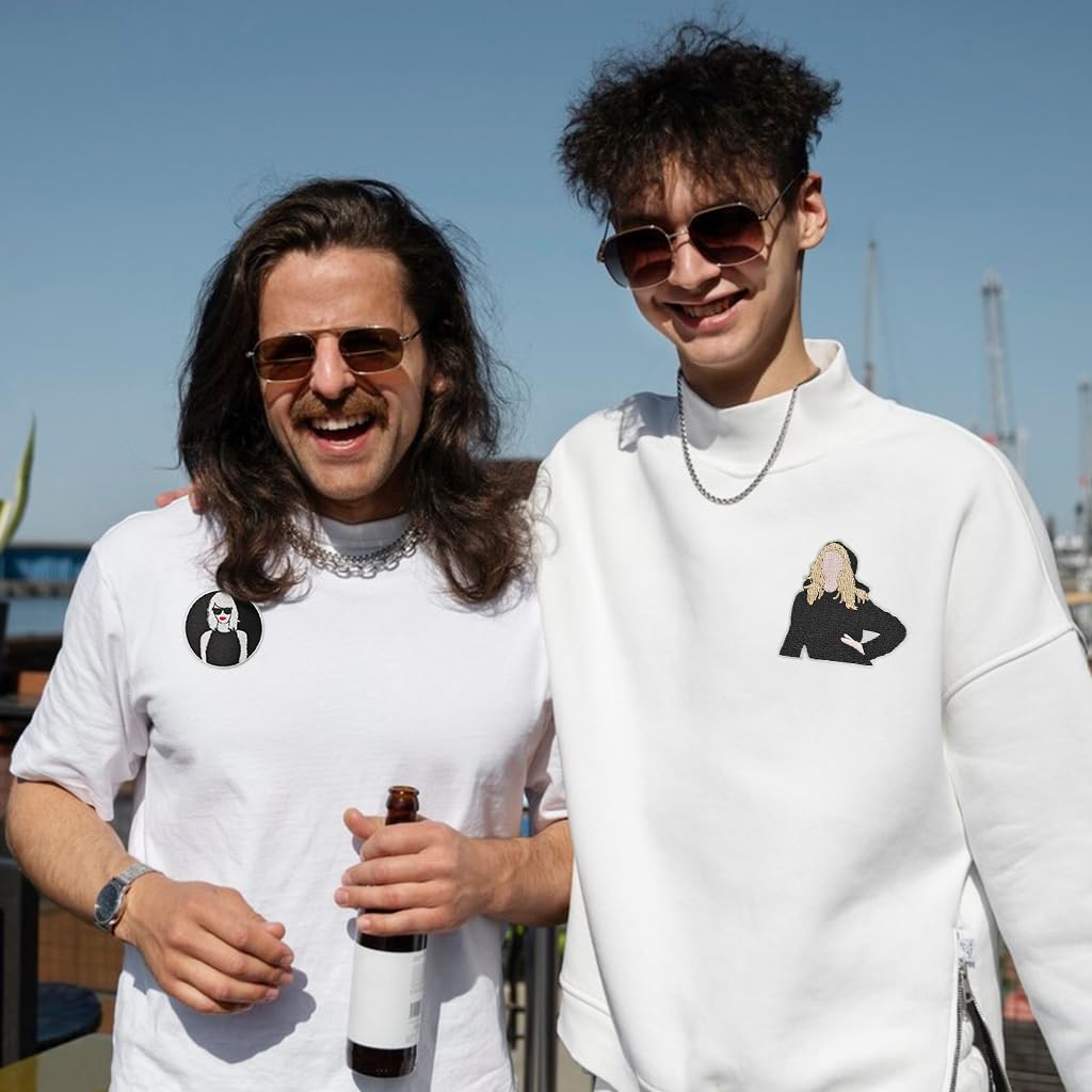 HASTHIP Musician Embroidery Patch Set for DIY Clothing Repair with 8 Pcs Appliques | Cute Accessories for Bags Hats and Jackets