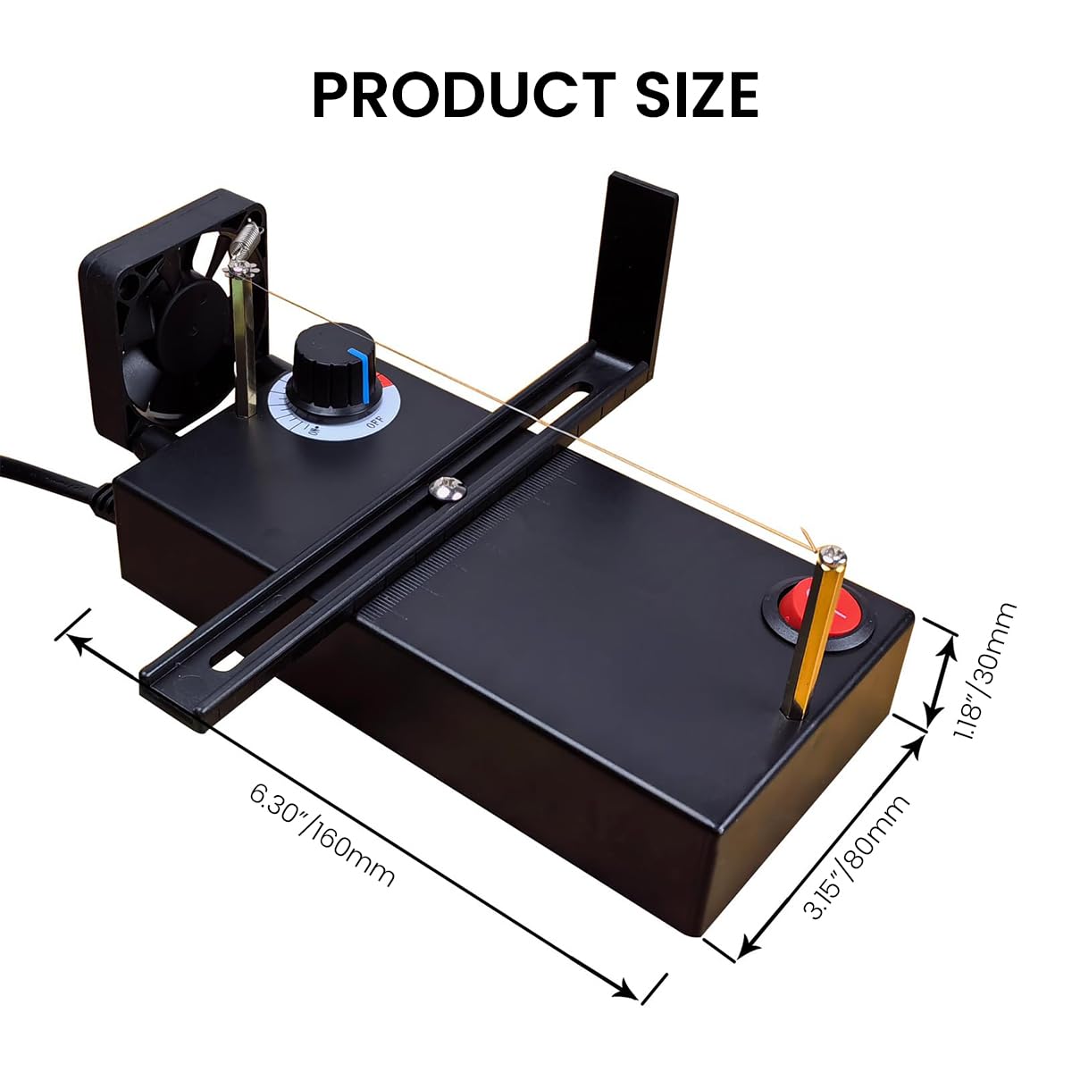 Serplex Electric Fabric Cutter for Fabric Lace and Rope with Nickel Wire Heating Element