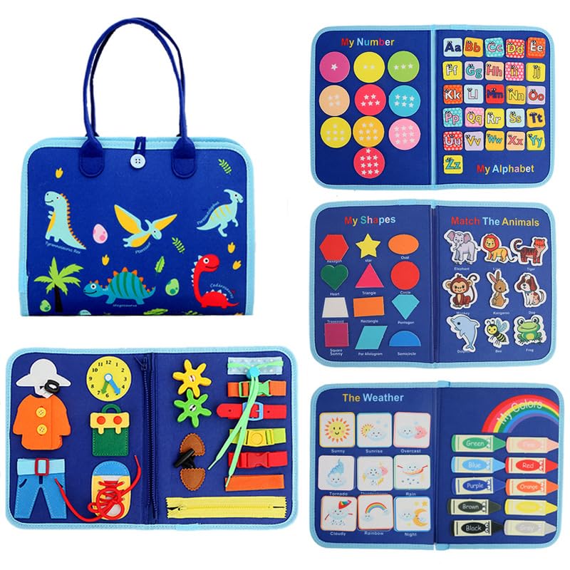 ZIBUYU® Guolely Busy Board Montessori for