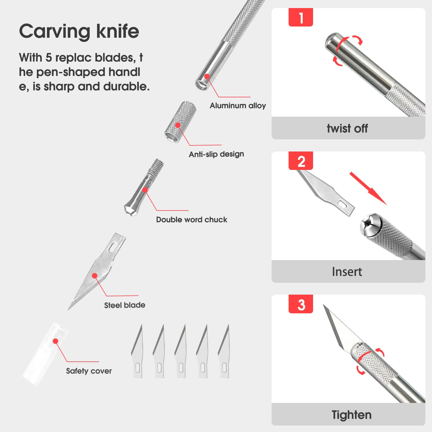 Serplex Car Window Tint Application Tool Kit 14PCS with 500ml Spray Bottle and Cutter | for Vinyl Wrap and Paint Protection Film Installation