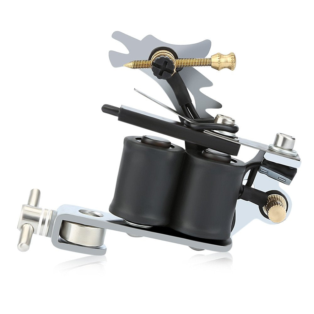 Hannea Mini Tattoo Kit for Professional Body Art with 20 Needles and 6000 rpm Liner Machine | User Friendly Grip